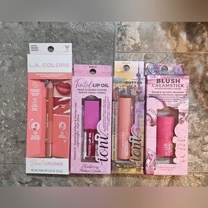 Lip Bundle- Dual-Ended Lipliner, Lip Oil, Shea Butter Lipstick & Blush Stick